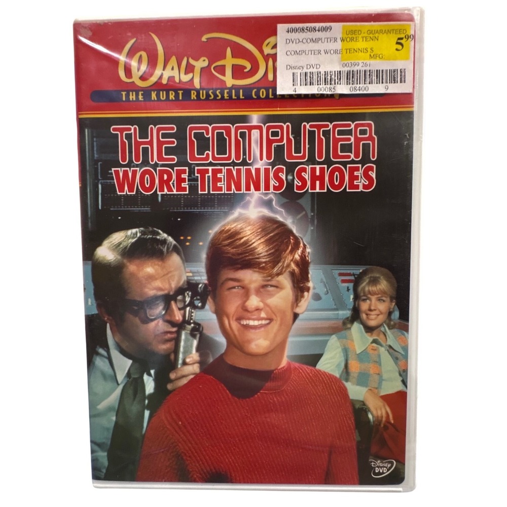 Disney The Computer Wore Tennis Shoes DVD Kurt Russell Collection 29091 G Rating